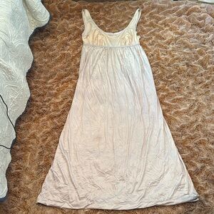 Vintage Bill Tice and Elizabeth Arden Elegant Cream Maxi Sleep dress size M